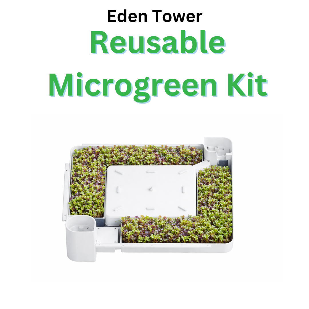 This is Eden Tower by hope innovations reusable microgreen kit