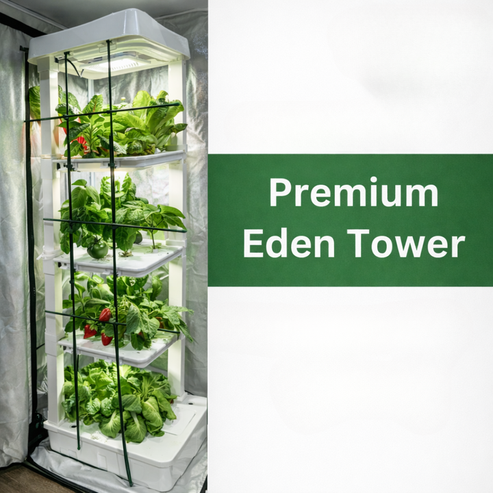 Premium Eden Tower hydronic vertical indoor garden by Hope Innovations