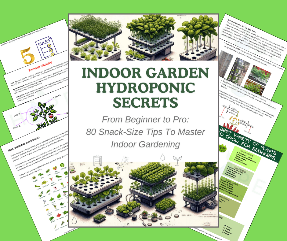 BOOK: Indoor Garden Hydroponic Secrets: From Beginner to Pro: 80 Snack-Size Tips To Master Indoor Gardening - Hope Innovations