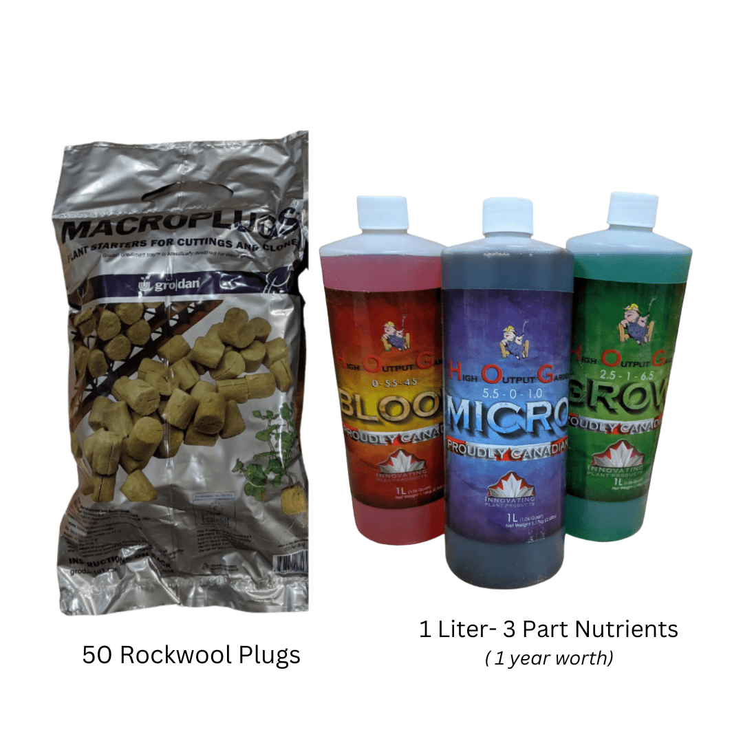 Rockwool and Nutrients - Hope Innovations