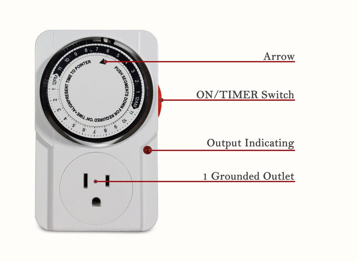 24 Hour Mechanical Timer - Hope Innovations